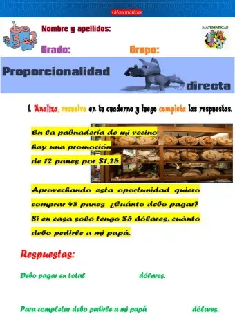 Proporcionalidad directa (3)