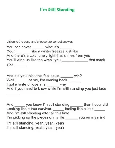 I-m Still Standing Song (2)