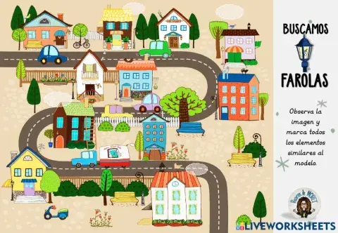 Buscamos elementos de la calle- FAROLAS