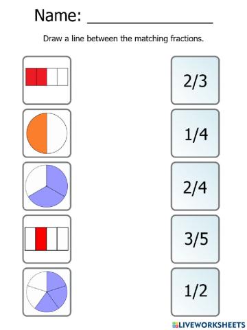 Match Visuals to a Fraction