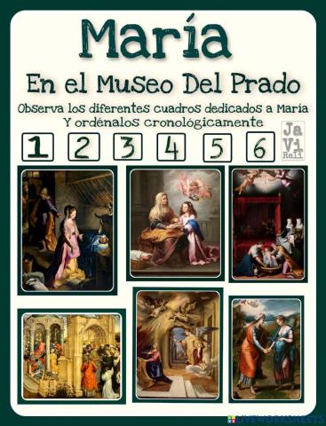María en el museo del prado