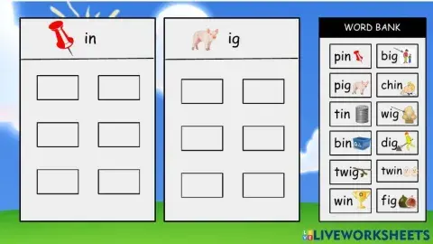 WordFamiliesIN-IG-IT-IP