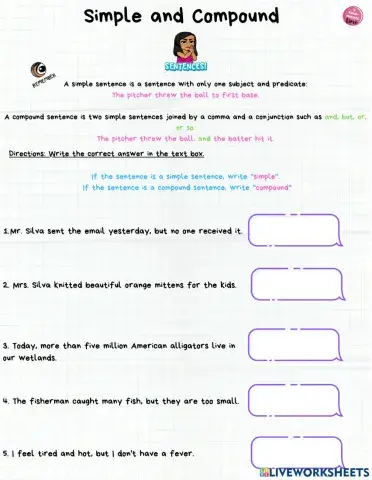 Simple and Compound Sentences