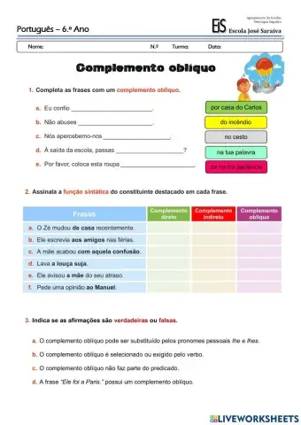 Complemento oblíquo