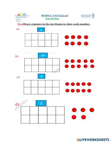Live worksheet booklet p.5 ex: 1(a-b-c-d) Feb.6