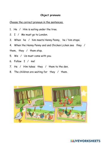 U2 Object pronouns