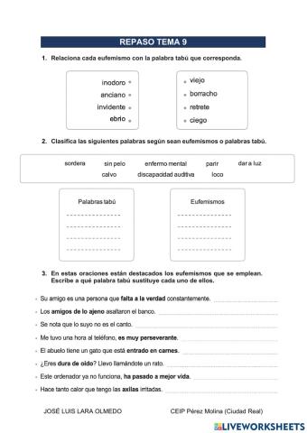 Repaso Tema 9
