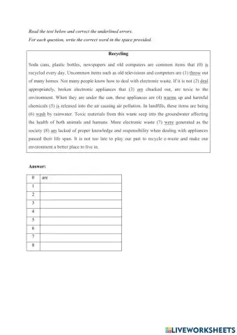Error Identification Present Simple Passive