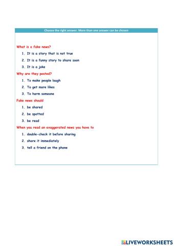 Safer use of internet