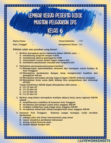 LKPD IPS KD 3.3 Kelas 6 T7 ST1