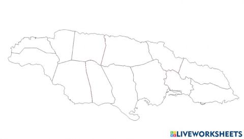 Jamaica map