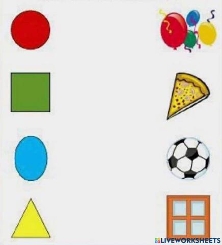 Match the correct shapes