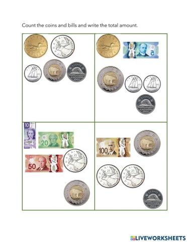 Counting Money (Canadian) 