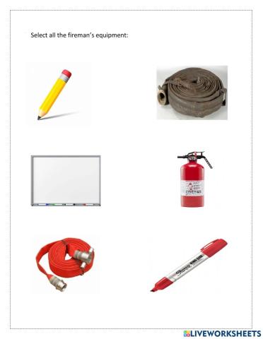 Fireman's equipment