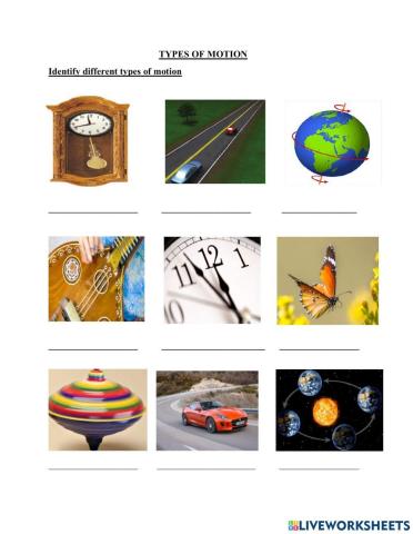 Types of Motion