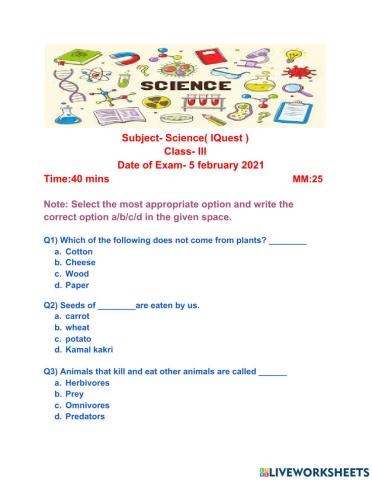Science 5 feb