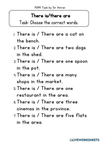 Year 5 There is-There are