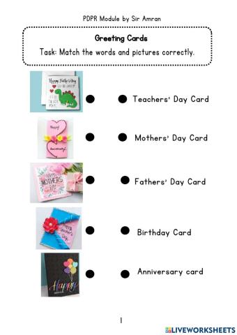 Year 6 Greeting Cards