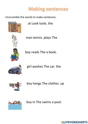 Making sentences