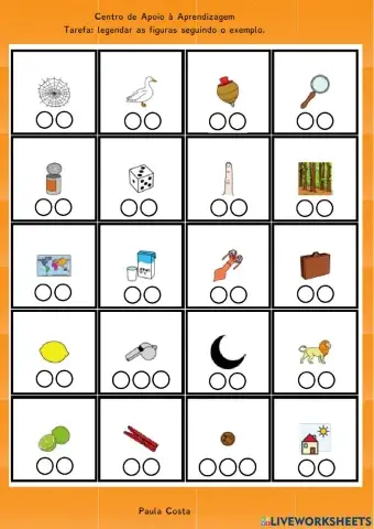 Consciência fonológica (silábica)