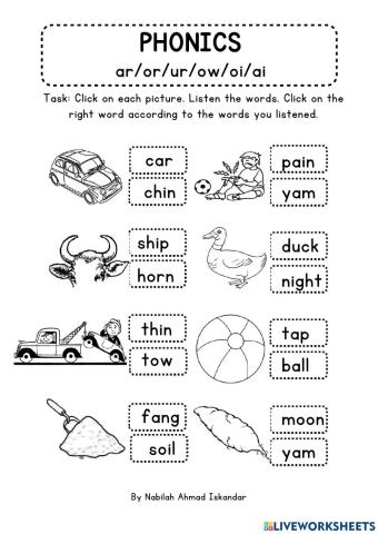 Phonics 6 Y1