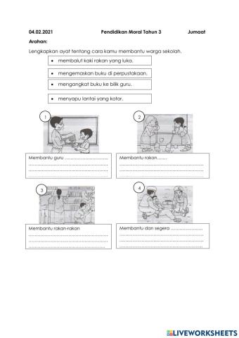 Pendidikan moral tahun 3