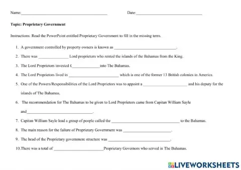 Proprietary Government Worksheet1 (CIGB)