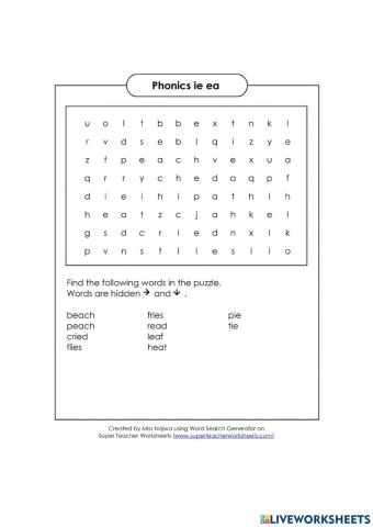 Phonics Year 2 ie ea