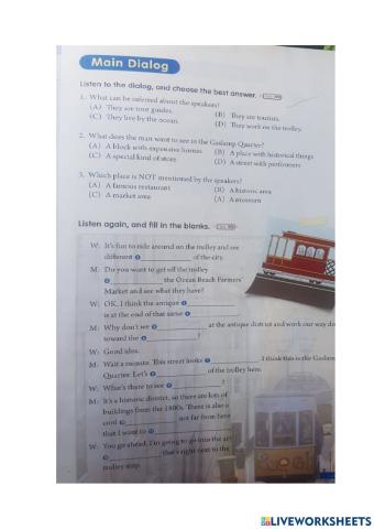 Main dialogue pad 71