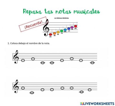 Notas musicales