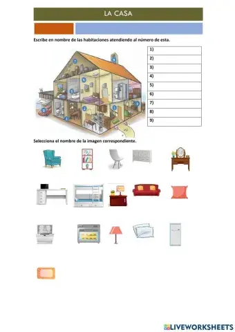 La casa y los muebles