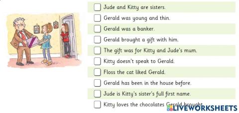 Meeting mr faulkner.select the true sentences