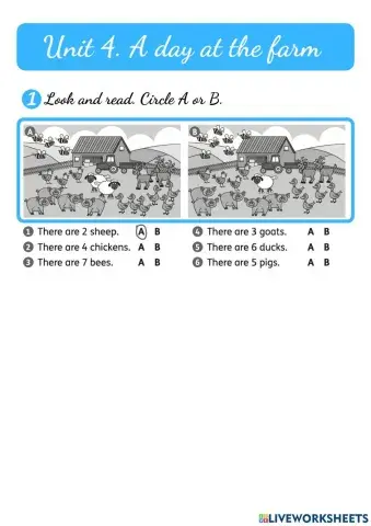 Unit 4. A day at the farm