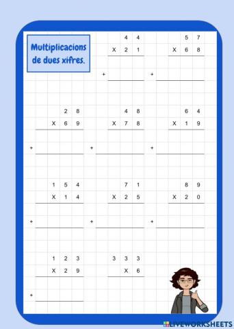 Taules de multiplicar