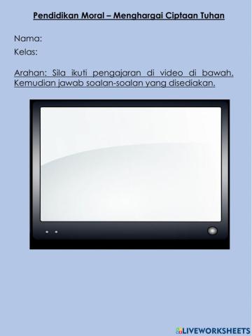 Menghargai Ciptaan Tuhan