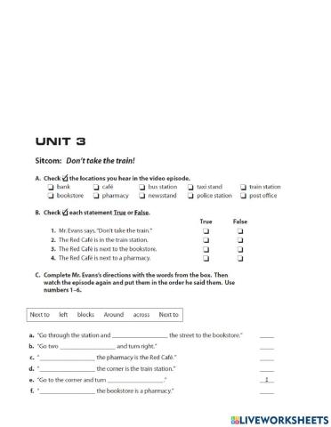 Video Activity 1 unit 3