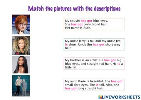 Physical Description (has got)