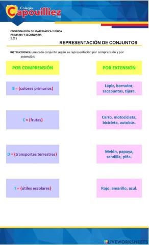 Representación de Conjuntos