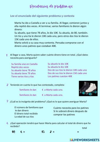 Resolución de problemas - Identifricar datos