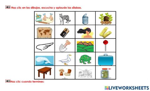 Sílabas y Dibujos -0