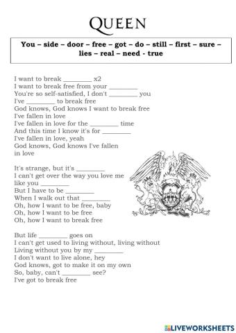 Song - Queen - I want to break free