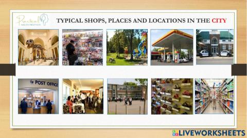 Vocabulary test - the city - part 2