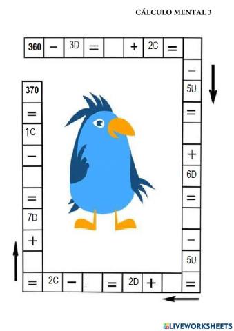 Cálculo mental 3