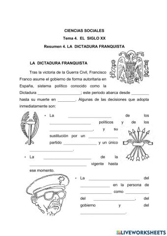 La Dictadura Franquista