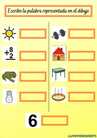 Palabras con el fonema -s-