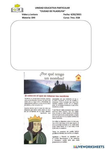 ¿Por qué tengo un nombre?