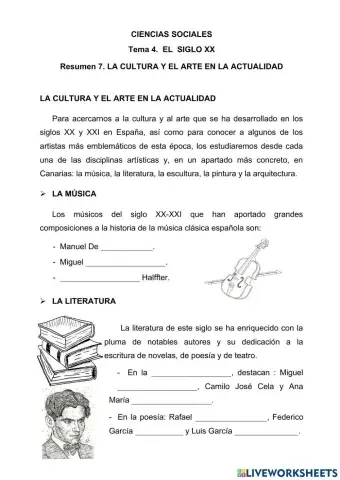 La Cultura y el Arte en la actualidad