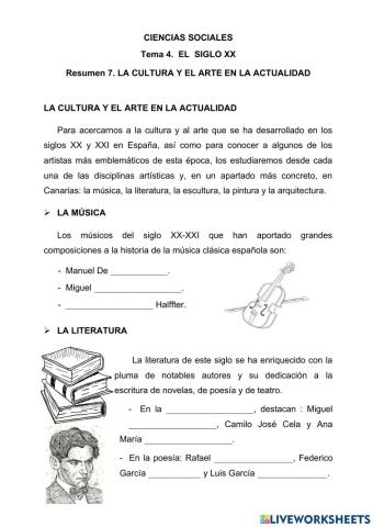 La Cultura y el Arte en la actualidad