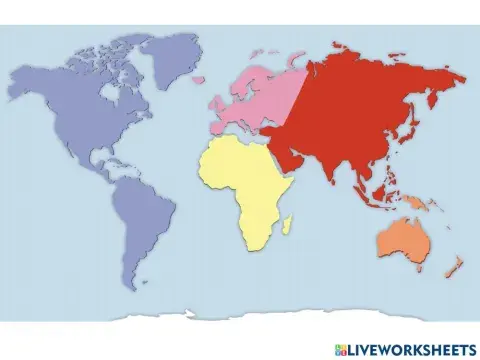 Coninentes y océanos