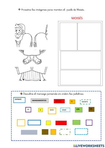 Moisés y los diez mandamientos